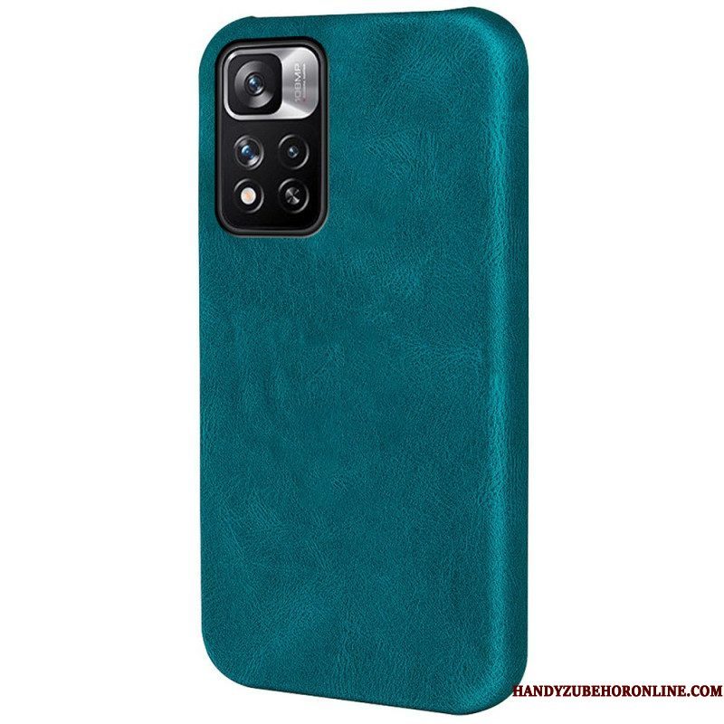 Hoesje voor Xiaomi Redmi Note 11 Pro Plus 5G Designer Leereffect