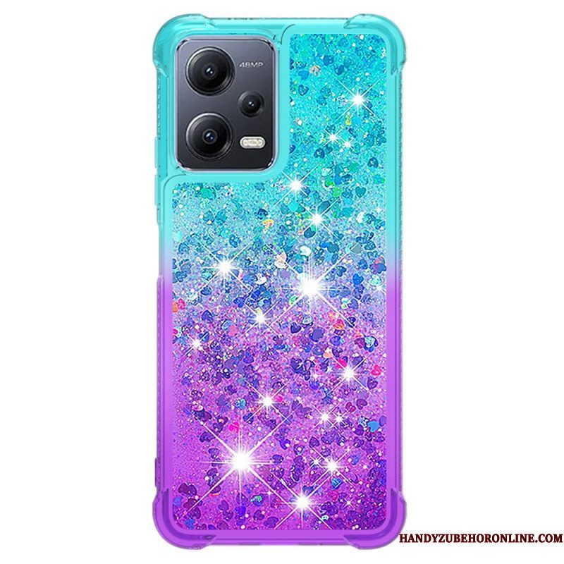 Hoesje voor Xiaomi Redmi Note 12 5G Kleur Pailletten