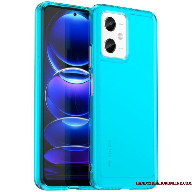 Hoesje voor Xiaomi Redmi Note 12 5G Transparante Candy-serie