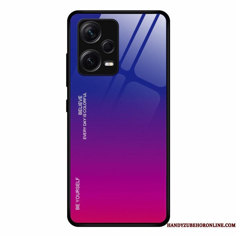 Hoesje voor Xiaomi Redmi Note 12 Pro Plus Gehard Glas Wees Jezelf