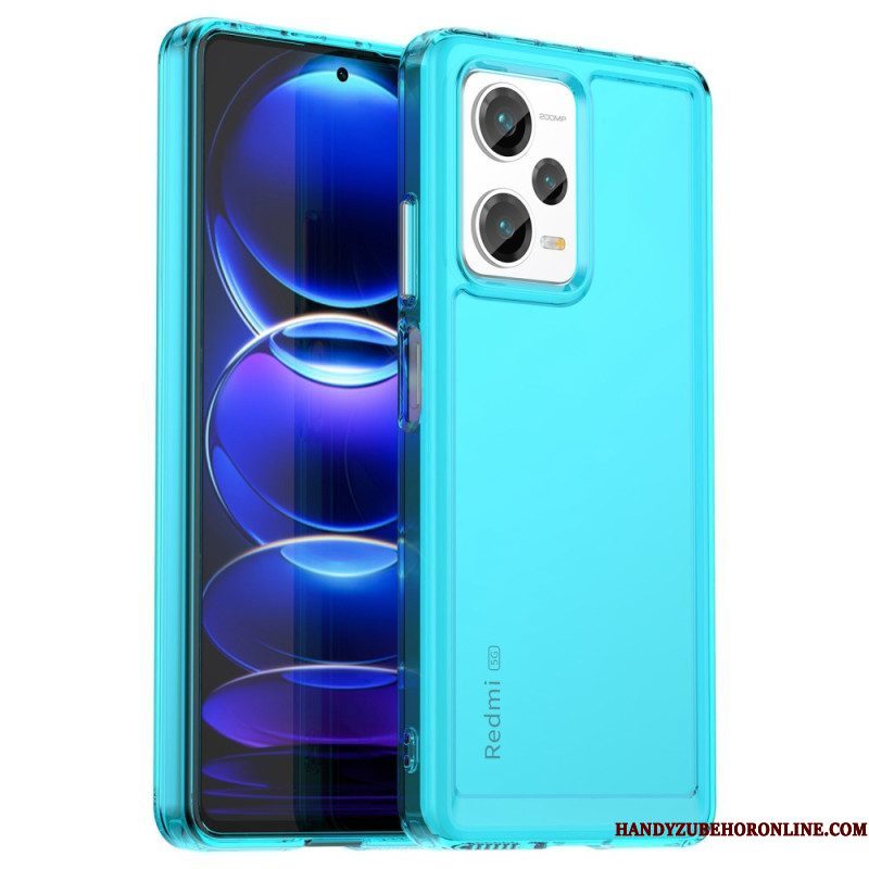 Hoesje voor Xiaomi Redmi Note 12 Pro Plus Transparante Candy-serie