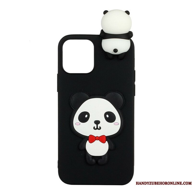Hoesje voor iPhone 13 Mini De 3d-panda