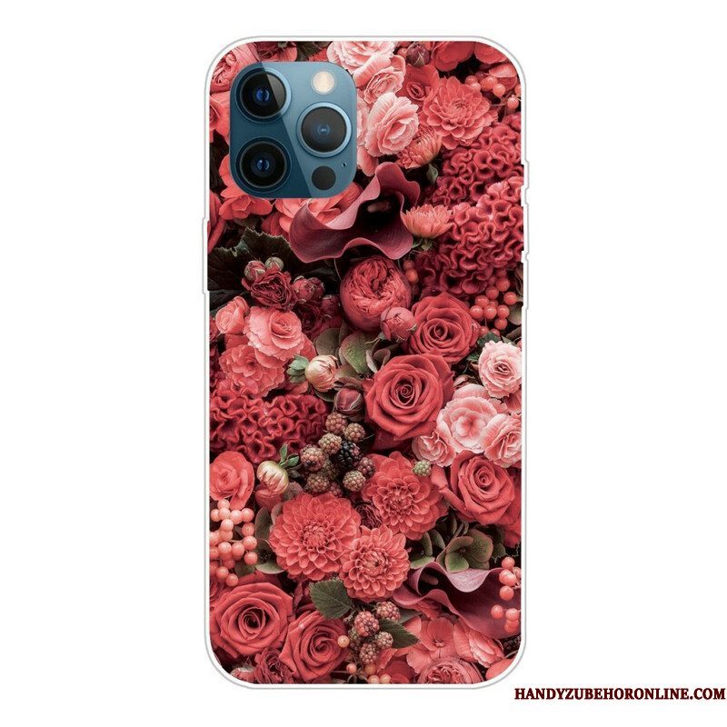 Hoesje voor iPhone 13 Pro Intense Bloemen