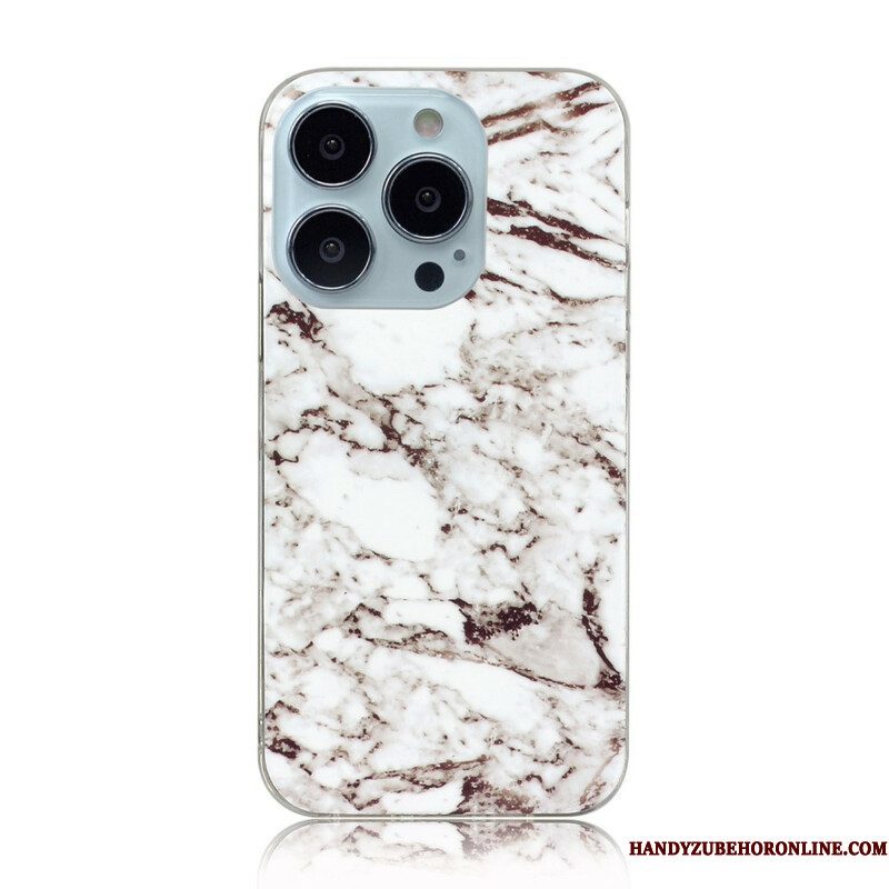 Hoesje voor iPhone 13 Pro Max Vereenvoudigd Marmer