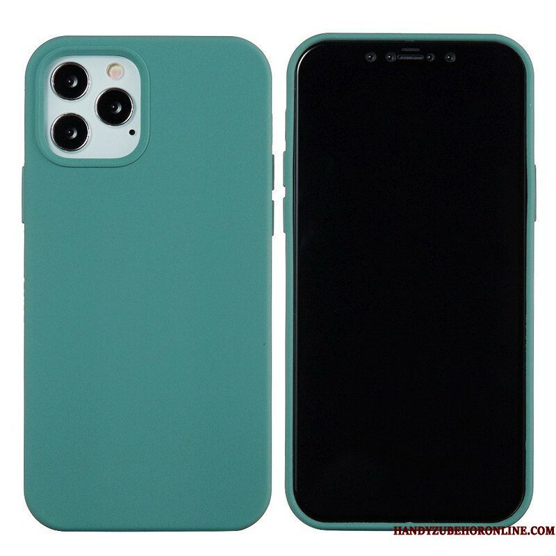 Hoesje voor iPhone 13 Pro Max Vloeibaar Silicium