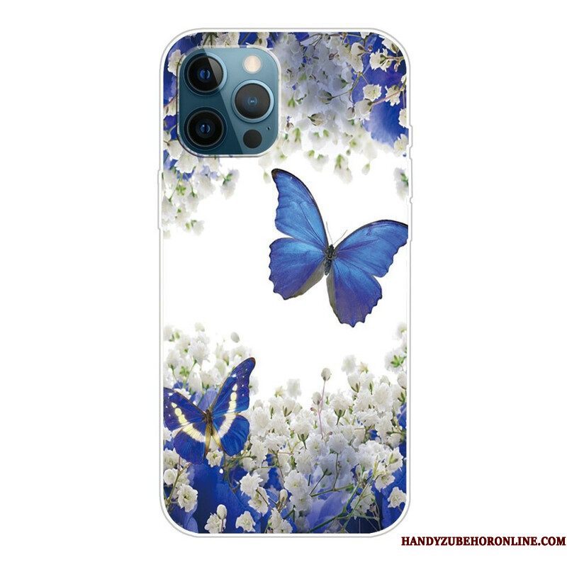 Hoesje voor iPhone 13 Pro Vlinders