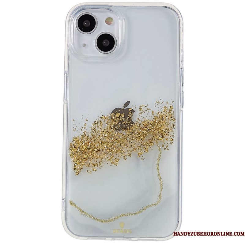 Hoesje voor iPhone 14 Glitter Kunst