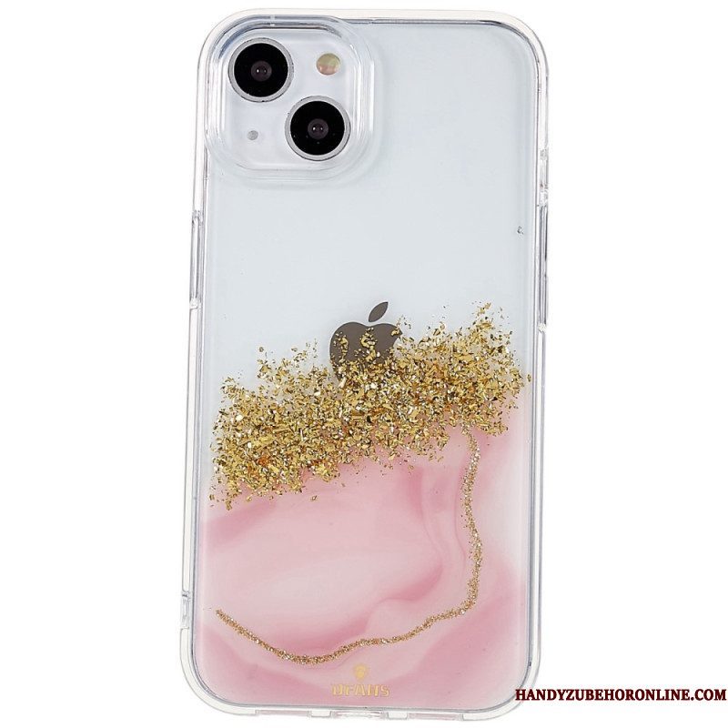 Hoesje voor iPhone 14 Glitter Kunst