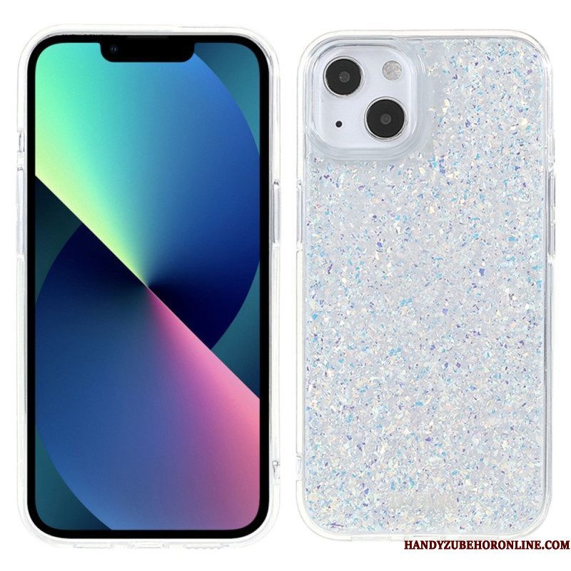 Hoesje voor iPhone 14 Plus Elegante Pailletten