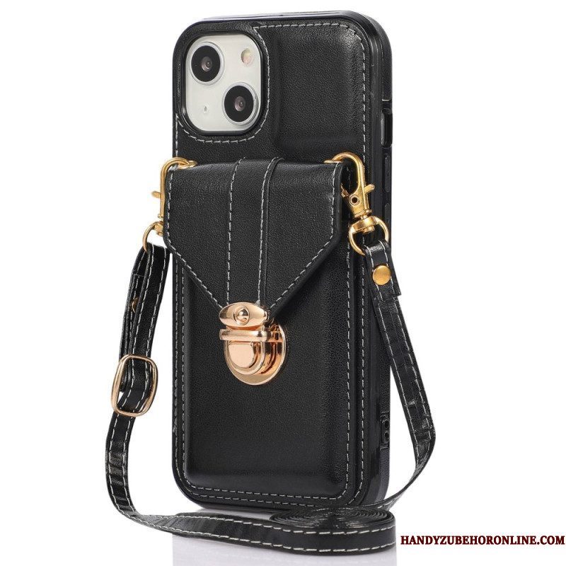 Hoesje voor iPhone 14 Portemonnee Crossbody-portemonnee