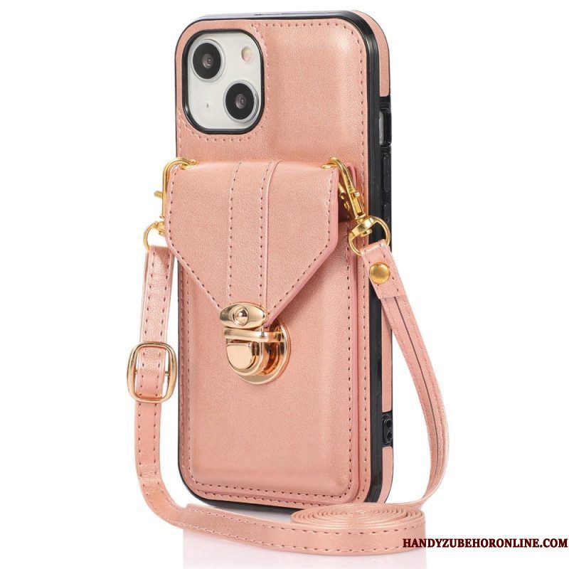 Hoesje voor iPhone 14 Portemonnee Crossbody-portemonnee