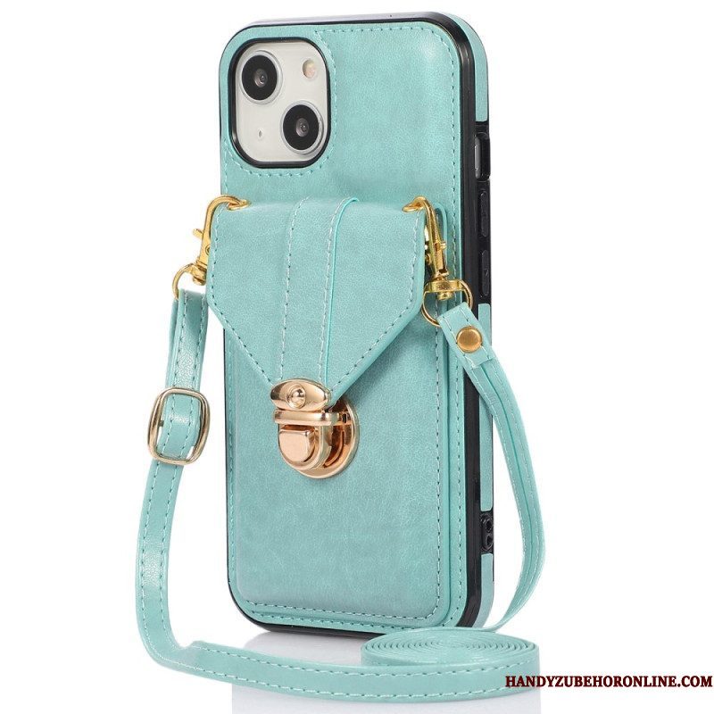 Hoesje voor iPhone 14 Portemonnee Crossbody-portemonnee