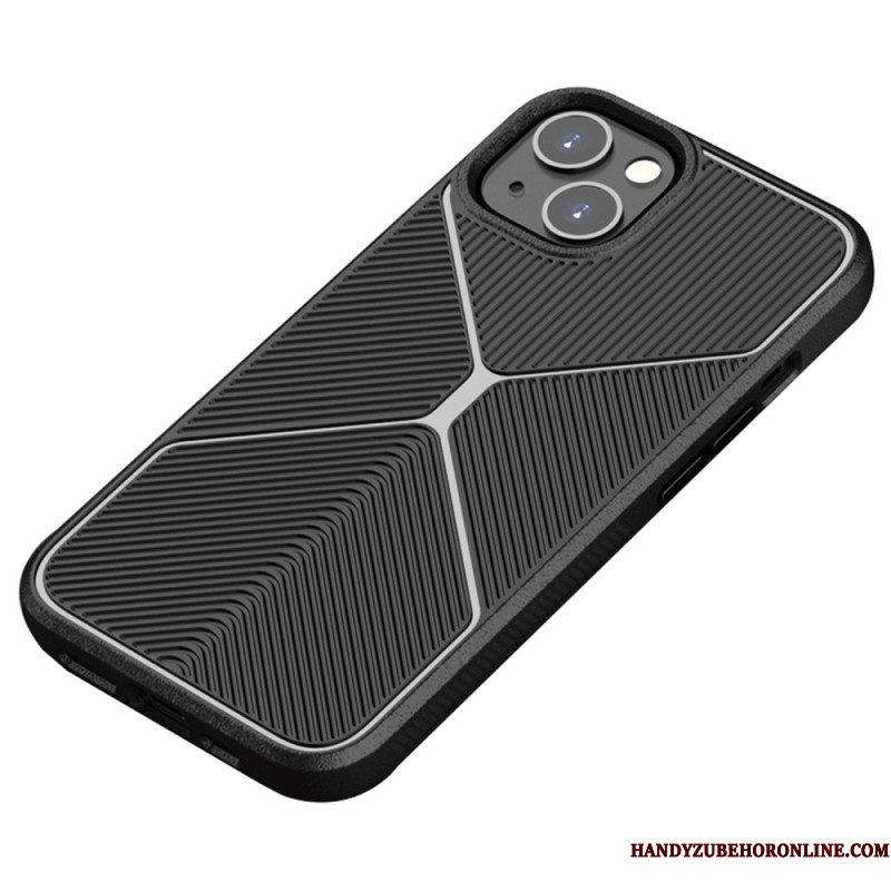 Hoesje voor iPhone 14 Pro Antislip X-ontwerp