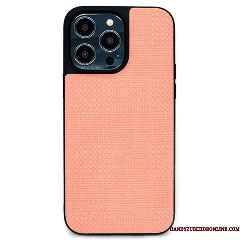 Hoesje voor iPhone 14 Pro Cross-over Kunstleer