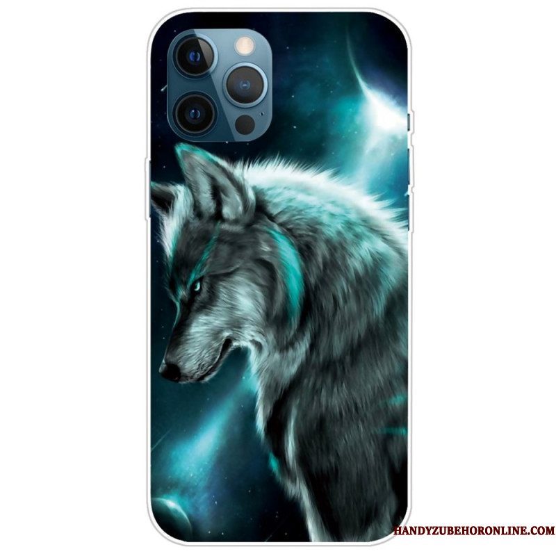 Hoesje voor iPhone 14 Pro Declinaties Wolf
