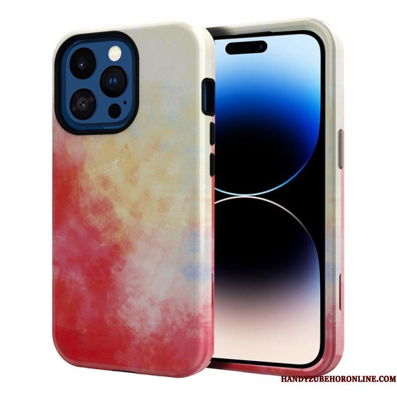 Hoesje voor iPhone 14 Pro Fantastisch Marmer