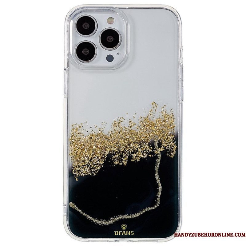 Hoesje voor iPhone 14 Pro Glitter Kunst