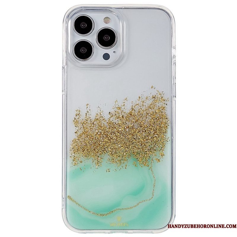 Hoesje voor iPhone 14 Pro Glitter Kunst