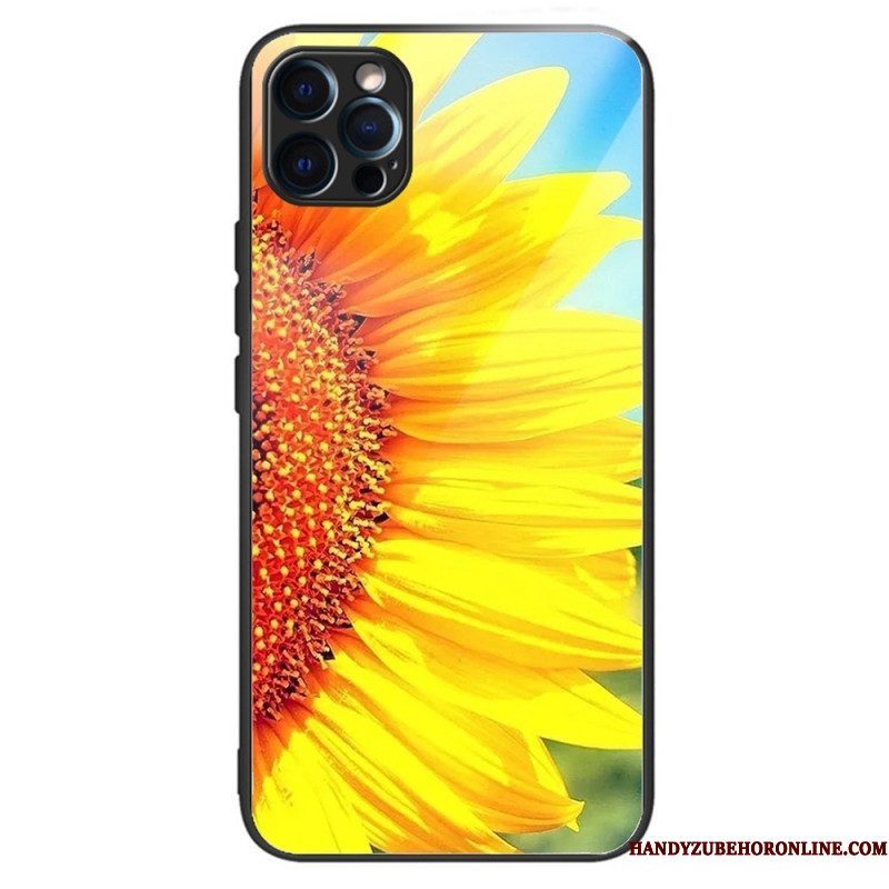 Hoesje voor iPhone 14 Pro Intense Zonnebloemen