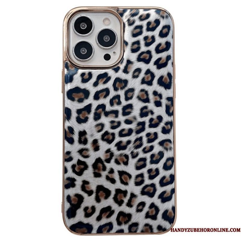 Hoesje voor iPhone 14 Pro Luipaard