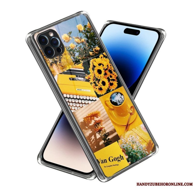 Hoesje voor iPhone 14 Pro Max Intense Zonnebloemen