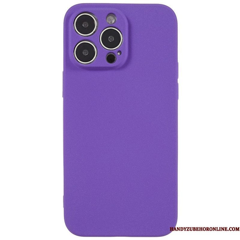 Hoesje voor iPhone 14 Pro Max Mat Siliconen