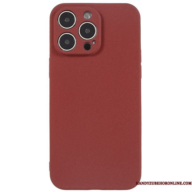 Hoesje voor iPhone 14 Pro Max Mat Siliconen