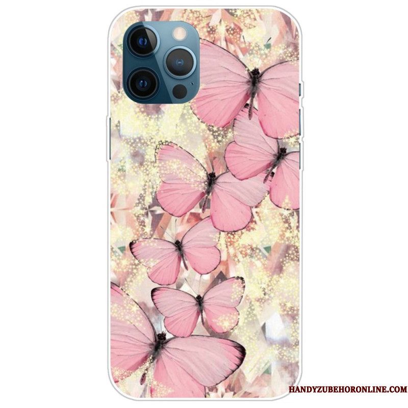 Hoesje voor iPhone 14 Pro Max Vlinders Variaties