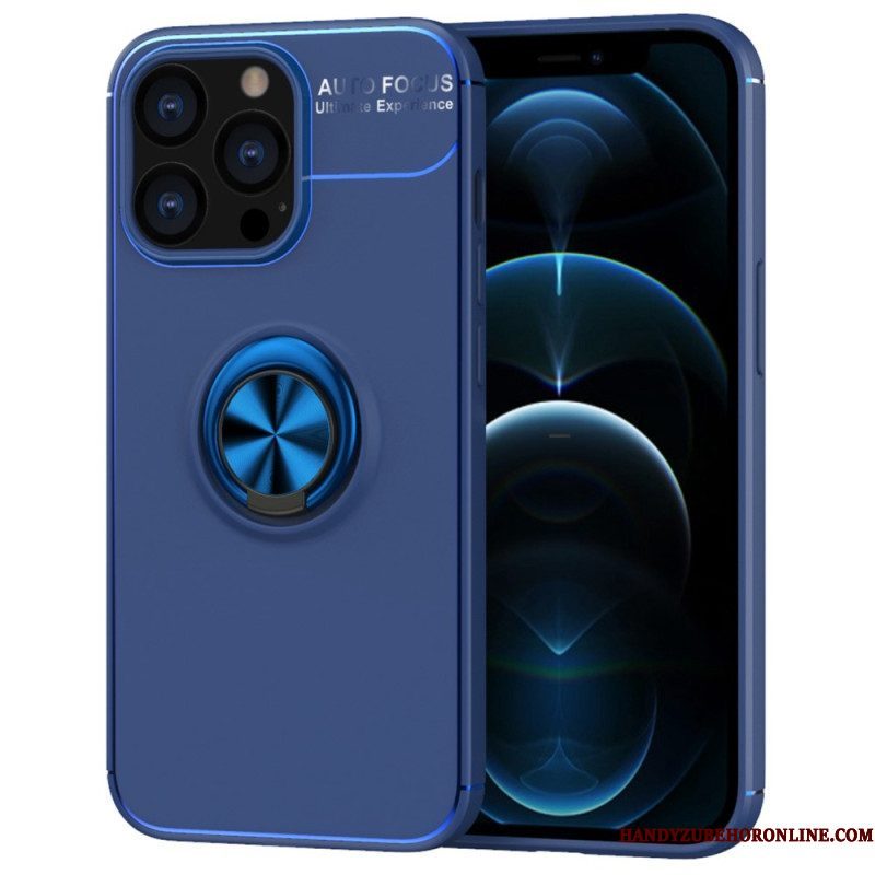 Hoesje voor iPhone 14 Pro Roterende Ring