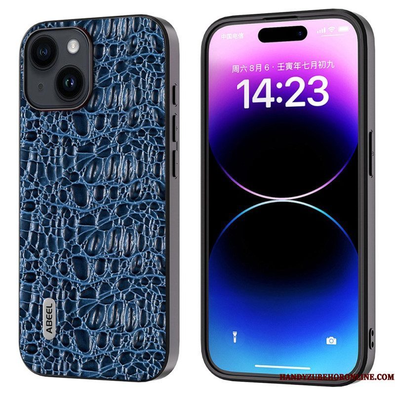 Hoesje voor iPhone 15 Plus Abeel Met Structuur