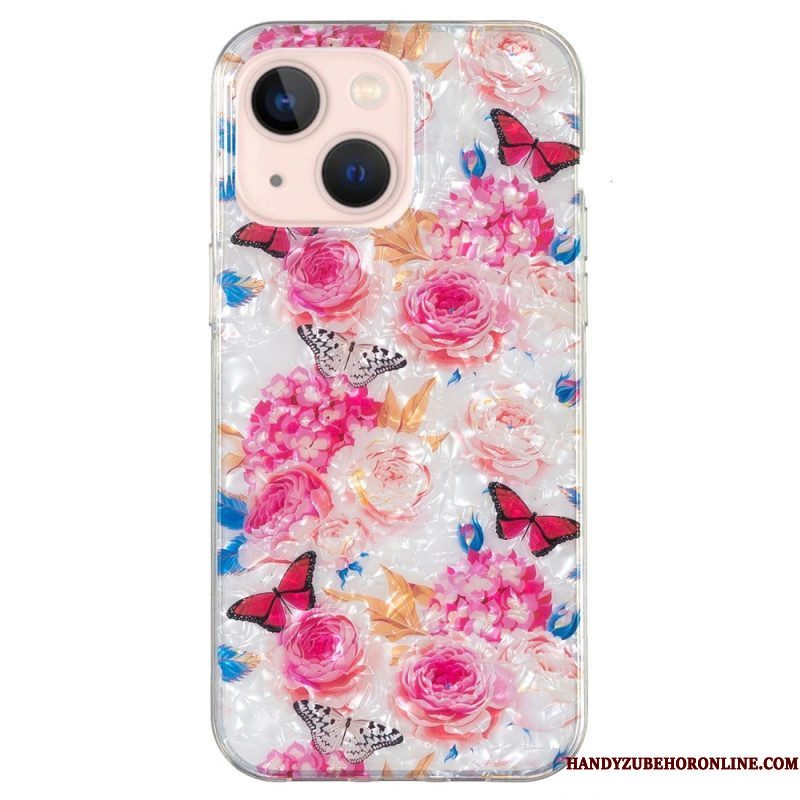 Hoesje voor iPhone 15 Plus Bloemen