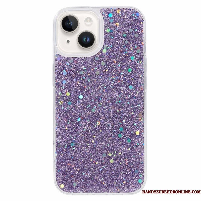 Hoesje voor iPhone 15 Plus Glitters