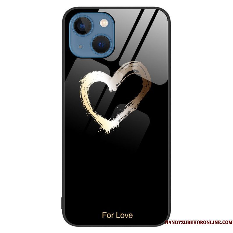 Hoesje voor iPhone 15 Plus Hartgehard Glas