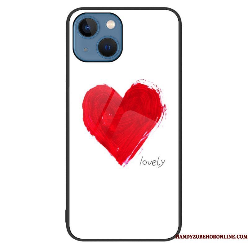 Hoesje voor iPhone 15 Plus Hartgehard Glas