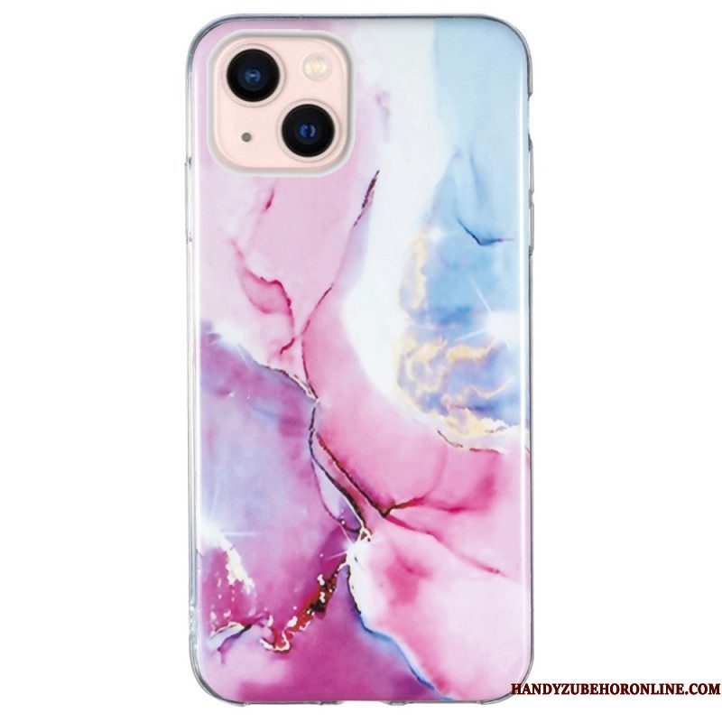 Hoesje voor iPhone 15 Plus Marmer