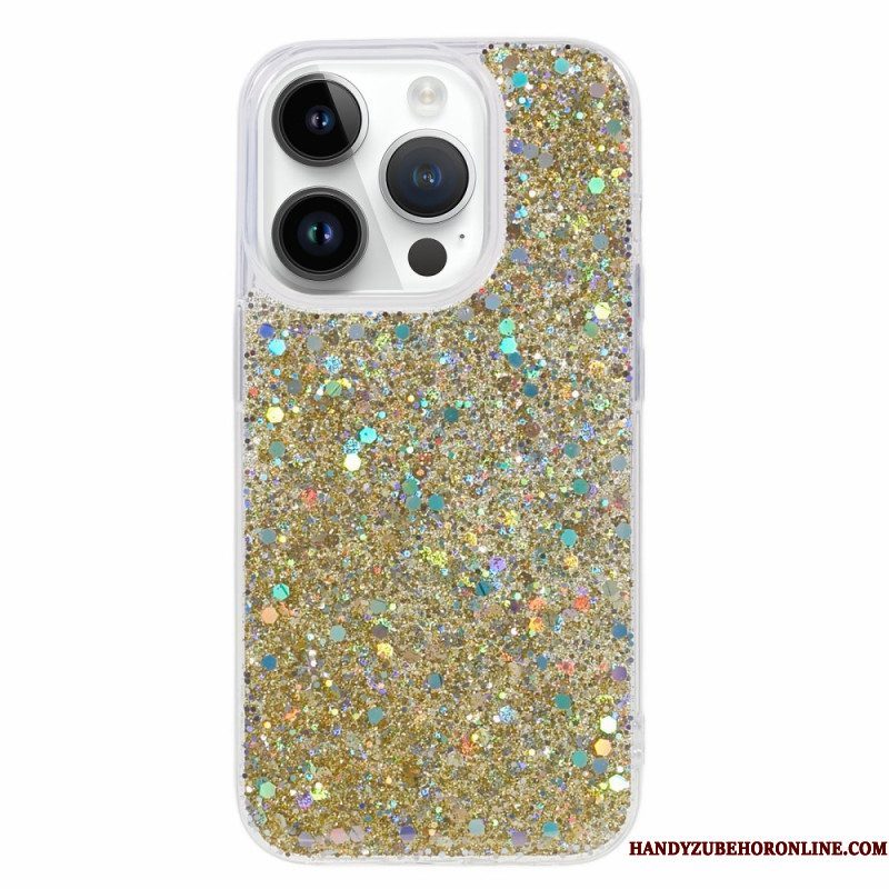 Hoesje voor iPhone 15 Pro Gewoon Glitteren