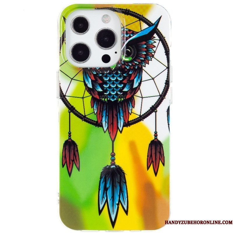 Hoesje voor iPhone 15 Pro Max Fluorescerende Dromenvanger