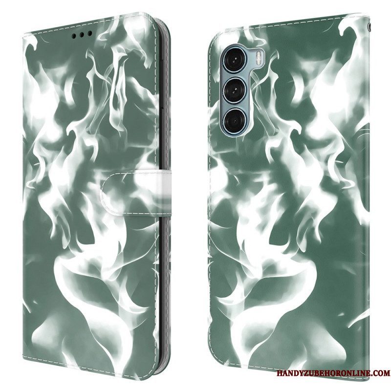 Leren Hoesje voor Moto G200 5G Abstract Patroon