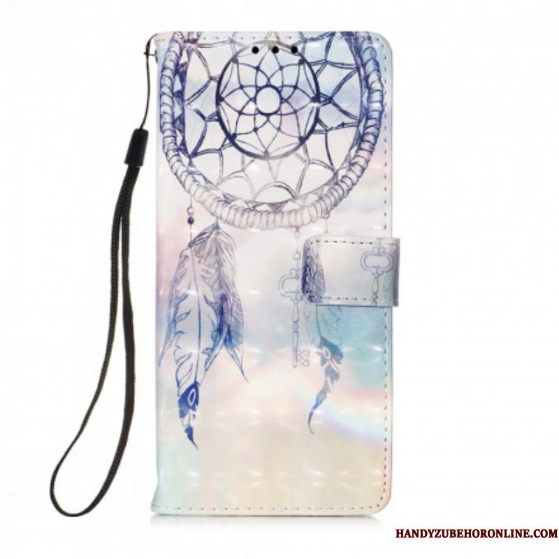 Leren Hoesje voor Moto G50 Aquarel Dromenvanger