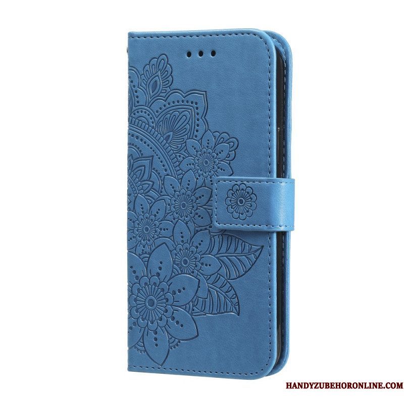 Leren Hoesje voor Motorola Edge 20 Pro Mandala