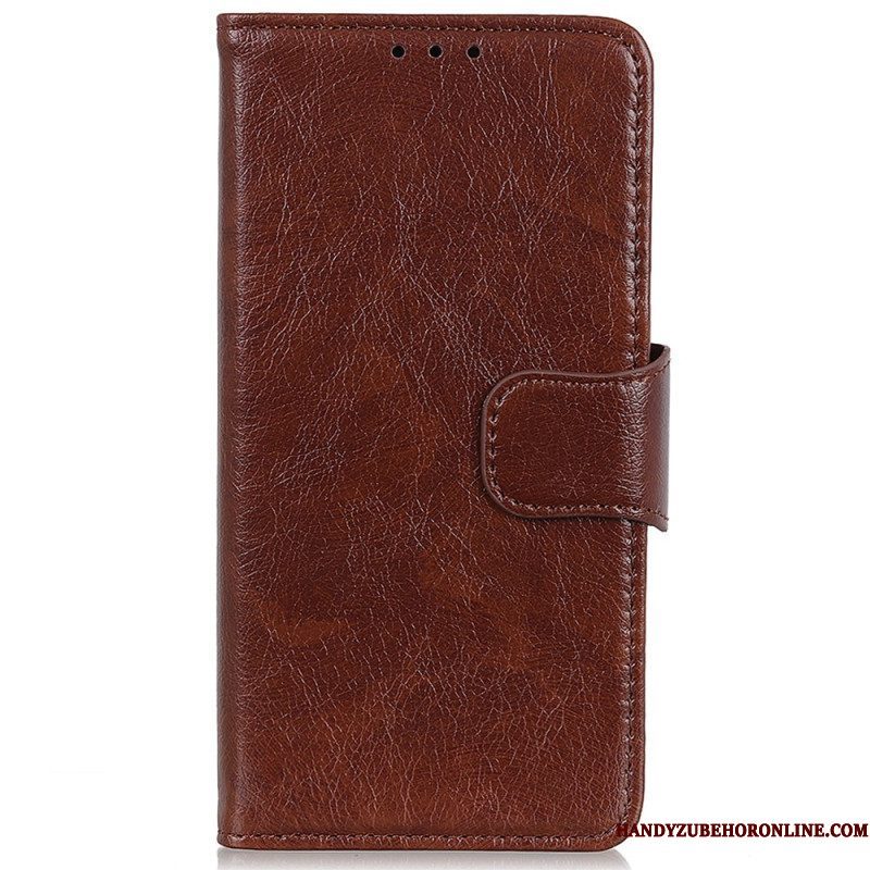 Leren Hoesje voor Motorola Edge 40 Pro Splitnappaleer