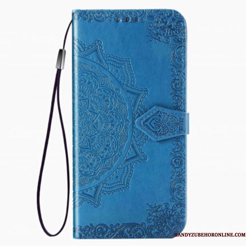 Leren Hoesje voor Samsung Galaxy A51 5G Mandala Middeleeuwen