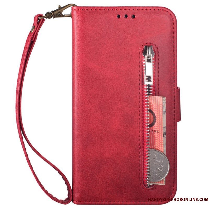 Leren Hoesje voor Samsung Galaxy A53 5G Portemonnee Met Lanyard