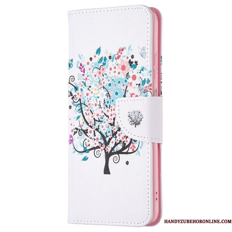 Leren Hoesje voor Samsung Galaxy M23 5G Boom Decoratie