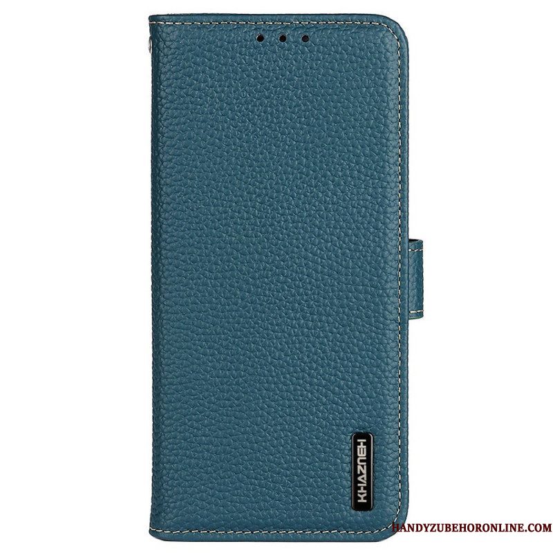 Leren Hoesje voor Samsung Galaxy M33 5G Khazneh Lychee Leer