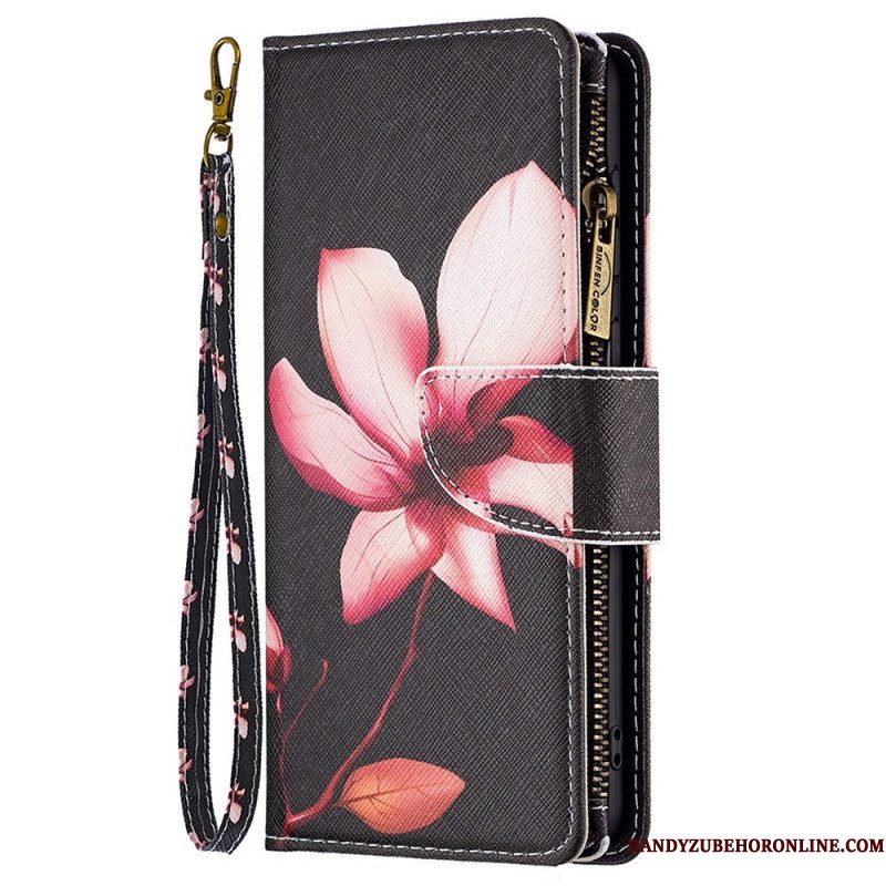 Leren Hoesje voor Samsung Galaxy M53 5G Portemonnee Leren Bloemen Portemonnee