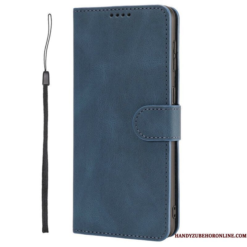 Leren Hoesje voor Samsung Galaxy S21 FE Met Ketting Strappy Leereffect