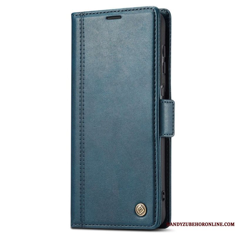 Leren Hoesje voor Samsung Galaxy S23 5G Lc.imeeke Dubbele Gesp