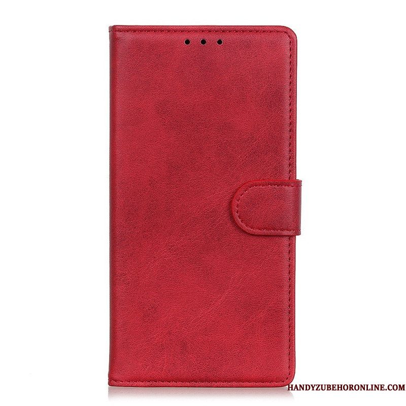 Leren Hoesje voor Samsung Galaxy S23 Ultra 5G Mat Kunstleer