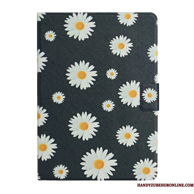 Leren Hoesje voor Samsung Galaxy Tab A7 Lite Bloemen Bloemen Bloemen